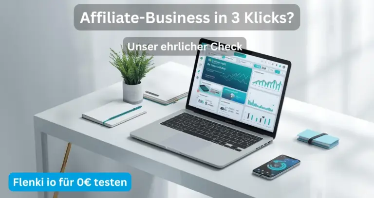 3 Klick Affiliate Erfahrungen mit KI Affiliate Tool, Landingpage und E-Book Dashboard