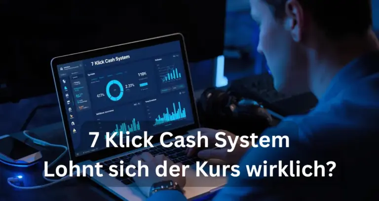 7 Klick Cash System Test und Erfahrungen zum Affiliate Marketing Kurs von Marko Slusarek