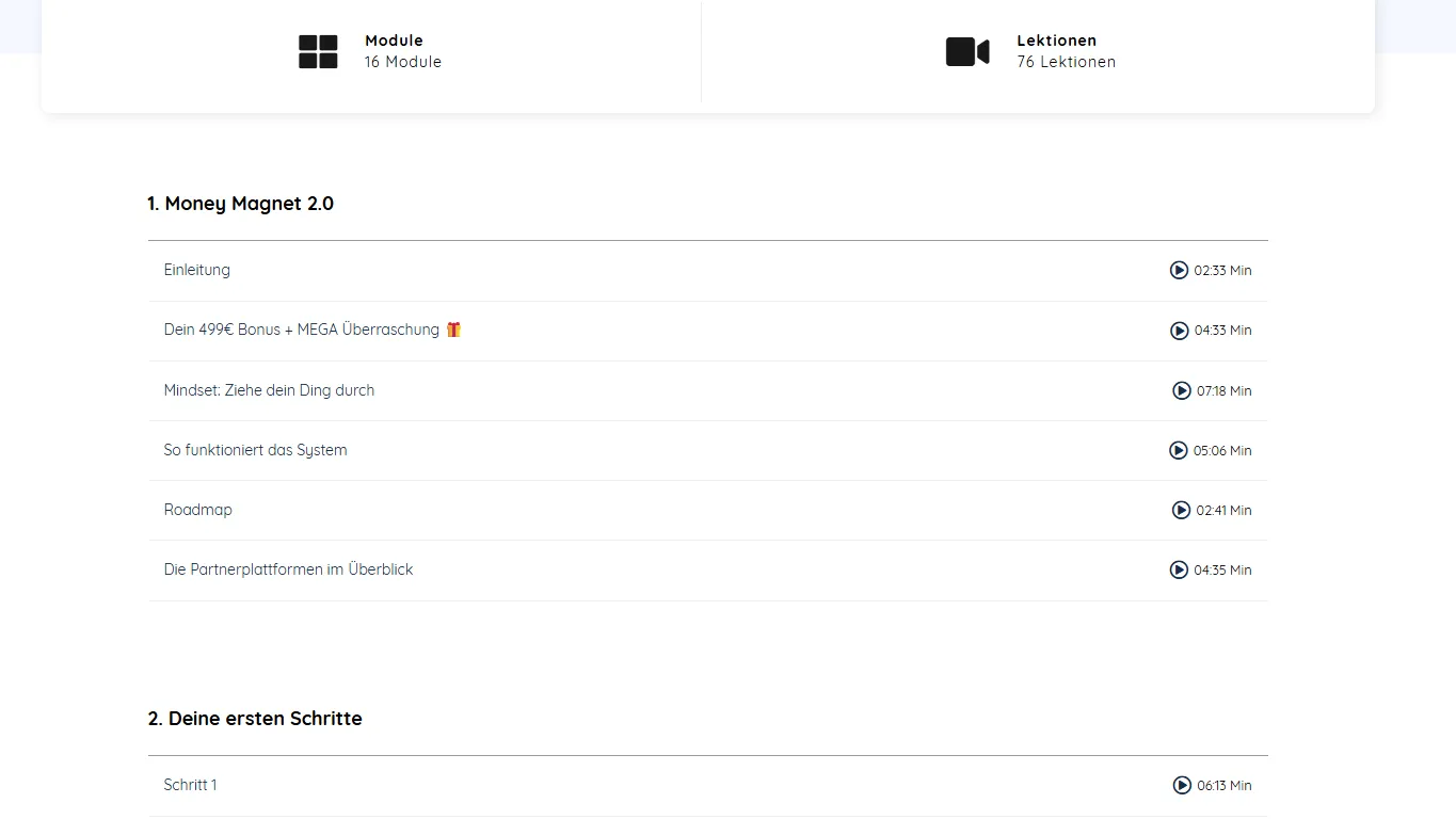 Noney Magnet Schritt für Schritt