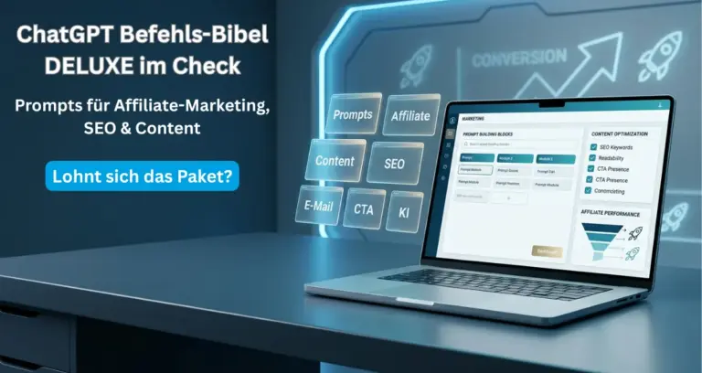 ChatGPT Befehls-Bibel DELUXE von Florian Schäfer im Check für Affiliate-Marketing und KI-Prompts